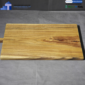 Planche à découper en bois d'acacia durable la plus vendue ustensiles de cuisine blocs à découper pour restaurants fabricant en gros du Vietnam - Product Image 3