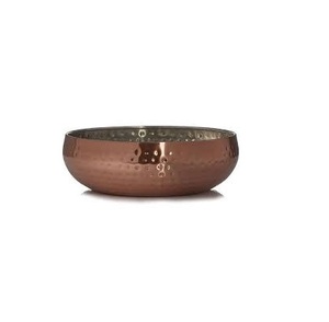 Cuenco de cobre martillado para servicio de frutas, tazón decorativo de diseño de Metal, nuevo diseño - Product Image 6