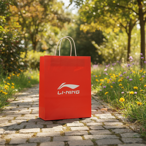 Sacs shopping en papier d'art de luxe personnalisés, biodégradables, écologiques, finition laminée pour les marques de vente au détail, emballage cadeau, décoration - Product Image 3