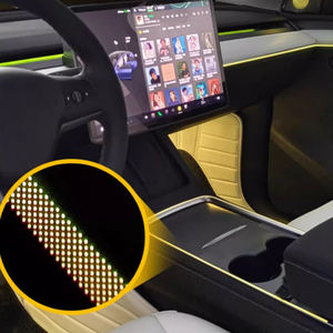 Lumière d'ambiance pour Tesla Model Y RHD 2021-2022 Contrôle de l'éclairage intérieur - Product Image 2