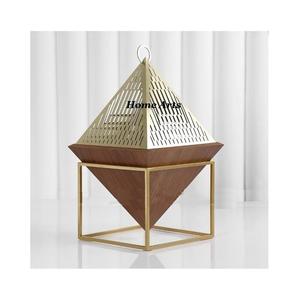 Taille et forme personnalisées Brûleur Bakhoor de qualité supérieure Brûleur Bakhoor en bois multicolore Mabkhar d'Inde - Product Image 6