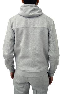 Survêtements en molleton de coton gris chiné, vêtements de course à pied, de jogging et de fitness, vêtements de sport respirants en coton, ensemble de survêtement de sport uni - Product Image 2