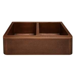 Fregadero de Cocina de Cobre Texturizado Diseñado para Interiores Artísticos con Patrones Intrincados que Ofrecen un Atractivo Visual Distintivo - Product Image 2