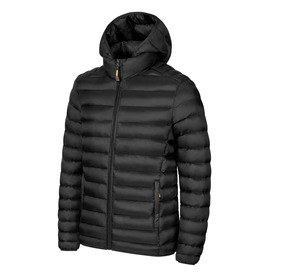 Fashion Design Spring Customized Men's Hooded Puffer <b>Jacket</b> with Zipper Closure <b>Smart</b> Casual Latest Style - Product Image 1