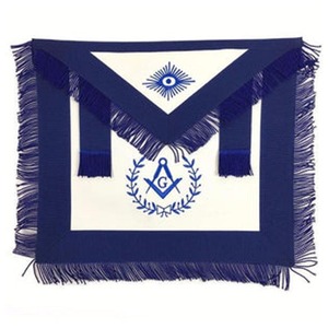 Tablier maçonnique MASTER MASON brodé à la main avec boussole carrée personnalisé en gros - Product Image 4