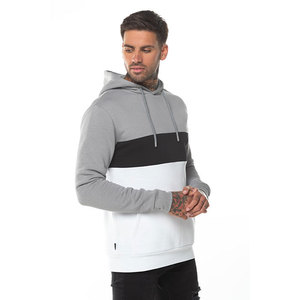 Fabricantes de ropa Sudadera con capucha de algodón pesado unisex Sudaderas con patrón sólido de gran tamaño personalizadas 3D para estampado de hojaldre para hombres - Product Image 3