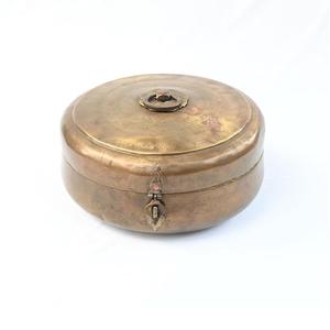 Royal Kumkum Box Brass Chandan Chawal Holder High Quality Customized Logo for Home Temple Gifting Pooja Thali <b>Mandir</b> Party - Product Image 1