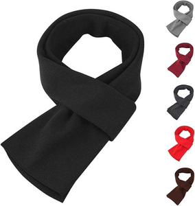 Bufanda gruesa de Invierno para mujer a la moda, silenciador de alta calidad de Color sólido, envoltura acrílica suave cálida, suministro al por mayor - Product Image 6