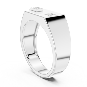 Anillo de Tenis de Diamantes Cultivados en Laboratorio con Baño de Rodio sobre Oro Blanco de 10k Premium para Compromiso Nupcial y Ocasiones de Lujo de Alta Gama - Product Image 2