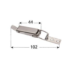 LEVER <b>LOCKS</b> Art. 2.03.00 nickel-plated steel - Product Image 1