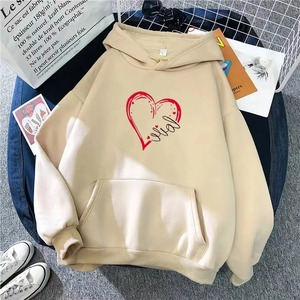 Fashion Sourcing Women Winter Long Oversized Hoodie Velour Fabric Streetwear Front Logo 100% Cotton Soft - Product Image 6