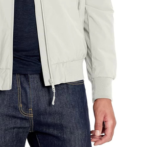 Good Quality Fashion Street Style High Street Stand Collar Waterproof Breathable Bomber <b>Jacket</b> <b>Men</b> Winter Front Logo Customized - Product Image 5