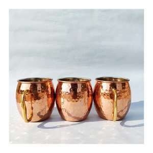 Nouveau Design Moscou Mule Tasses Noir Moscou Mule en Cuivre Tasse avec Haute Qualité Minimaliste Pur Cuivre Sans Plomb Gobelet - Product Image 2