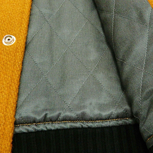 Venta al por mayor OEM personalizado invierno 100% lana Varsity chaqueta mujer 2025 chaqueta de béisbol universitaria para hombres - Product Image 5