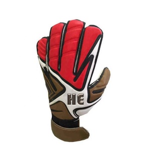 Gants de gardien de but de football en cuir souple avec logo personnalisé, sangle amovible, vêtements de sécurité sportive, prix de gros - Product Image 3