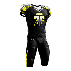 2026 New Arrival Customized Adult American <b>Football</b> Uniform Short Sleeve Printed 100% Polyester Quick Dry Make Your Own - Product Image 1