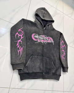 Sweat à capuche personnalisé pour homme OEM, imprimé sérigraphie, en coton mélangé, sans cordon, de haute qualité pour homme - Product Image 3