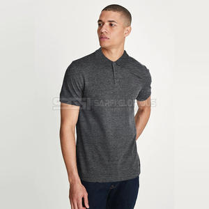 Polo homme avec logo personnalisé, panneau de couleur contrastée élégant, OEM ODM, coton de haute qualité - Product Image 1