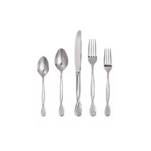 Grossiste Couvre-chef en métal en acier inoxydable Poignée en métal argenté pour la vaisselle de mariage Ensemble de couverts en miroir - Product Image 2