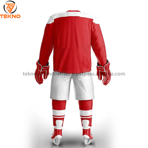 Vêtements de hockey sur glace personnalisés 2025 de haute qualité Concevez votre propre uniforme d'équipe professionnelle Service ODM/OEM disponible Uniforme de hockey sur glace - Product Image 6