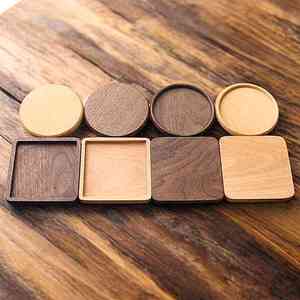 Alta demanda con precio razonable Posavasos hecho a mano a granel Madera de mango de nogal Diseño personalizado Hecho a medida con calidad de exportación - Product Image 6
