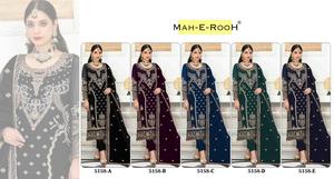 Costumes en velours de créateur de qualité supérieure avec broderie complexe pour les mariages d'hiver, les festivals et les occasions spéciales - Product Image 6