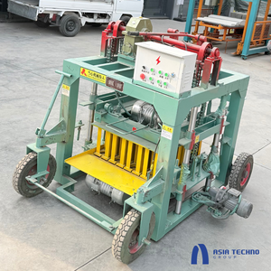 QTJ8-10 <strong>Semi</strong>-<strong>automatic</strong> mobile Mobile <strong>Concrete</strong> <strong>Block</strong> <strong>Making</strong> <strong>Machine</strong> Home Use Interlock Brick Molding Cinder Fly Ash Raw Material Included - Product Image 6