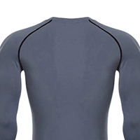 2026 T-shirt de compression à col montant à séchage rapide pour homme, manches longues, Rash Guard, pour le sport, la natation et le surf