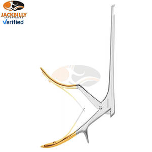 JACKBILLY Love Kerrison Rongeur Punch Instrument chirurgical manuel coudé vers l'avant 40 degrés morsure 4mm taille de morsure plaque de pied régulière - Product Image 2