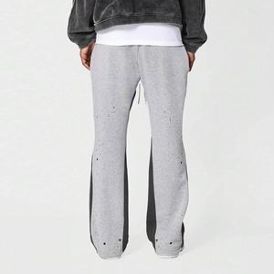Joggers en molleton OEM de haute qualité pour hommes pantalons de survêtement en tissu épais doux, poignets élastiques, fourniture en gros - Product Image 3