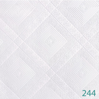 Panneau de plafond en PVC, carrelage de plafond décoratif, panneau de plafond imperméable et résistant au feu pour la maison et les bâtiments commerciaux