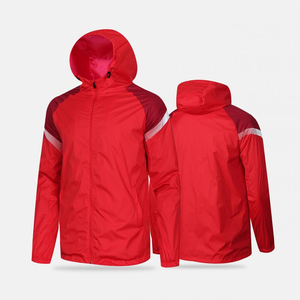 Veste d'entraînement unisexe à fermeture éclair intégrale, imperméable et coupe-vent, demi-manches, 100 % polyester, prix abordable 2026 - Product Image 3