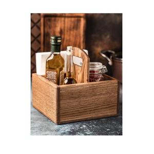 Caddie en bois abordable avec un design moderne idéal pour créer une station de boisson fonctionnelle et élégante - Product Image 3
