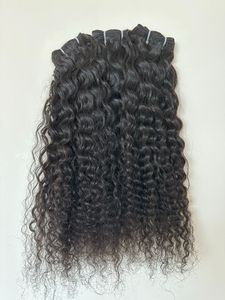 Grade 100% Extensions de cheveux Remy en vison véritable Cheveux vierges indiens brésiliens 20 pouces Faisceaux droits à cuticules alignés Vagues profondes et lâches - Product Image 6