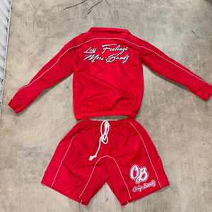 Vente en gros d'usine de short de survêtement d'été à fermeture éclair, ensemble 2 pièces avec logo personnalisable, ensemble de shorts de sport pour hommes - Product Image 3