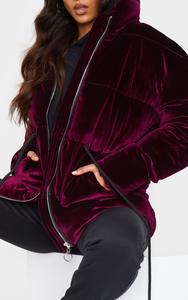 OEM Service Manufacturer Lightweight <b>Women</b> <b>Velvet</b> <b>Jacket</b> Sublimated Print Bubble <b>Women</b> <b>Velvet</b> <b>Jacket</b> - Product Image 3