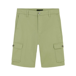 Nuevo 2025 de moda al aire libre Streetwear Multi bolsillos pantalones cortos de hombre 100% algodón Denim Loose Fit verde oliva Cargo Shorts para hombres - Product Image 1