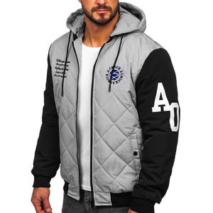 Chaqueta acolchada de béisbol para hombre de nuevo diseño 2023 al por mayor estilo callejero con cierre de cremallera para la temporada de invierno - Product Image 3