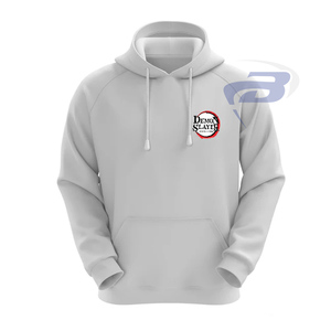 sweats à capuche <b>Demon</b> <b>Slayer</b> Unisex Anime <b>Hoodie</b> with Custom Logo Design Windproof Breathable Pocket Detail-Casual Anime <b>Hoodie</b> - Product Image 3