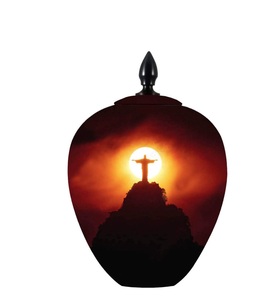 Nos levantamos con Jesús Urna para cenizas humanas el Redentor Urna para cenizas El Amor de Jesús Urna Cruz para cremados hombre mujer XL - Product Image 2