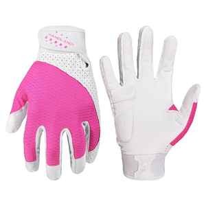 Guantes de bateo de béisbol de cuero personalizados Pro Grip, ligero y duradero para hombres, mujeres, tallas para jóvenes - Product Image 5