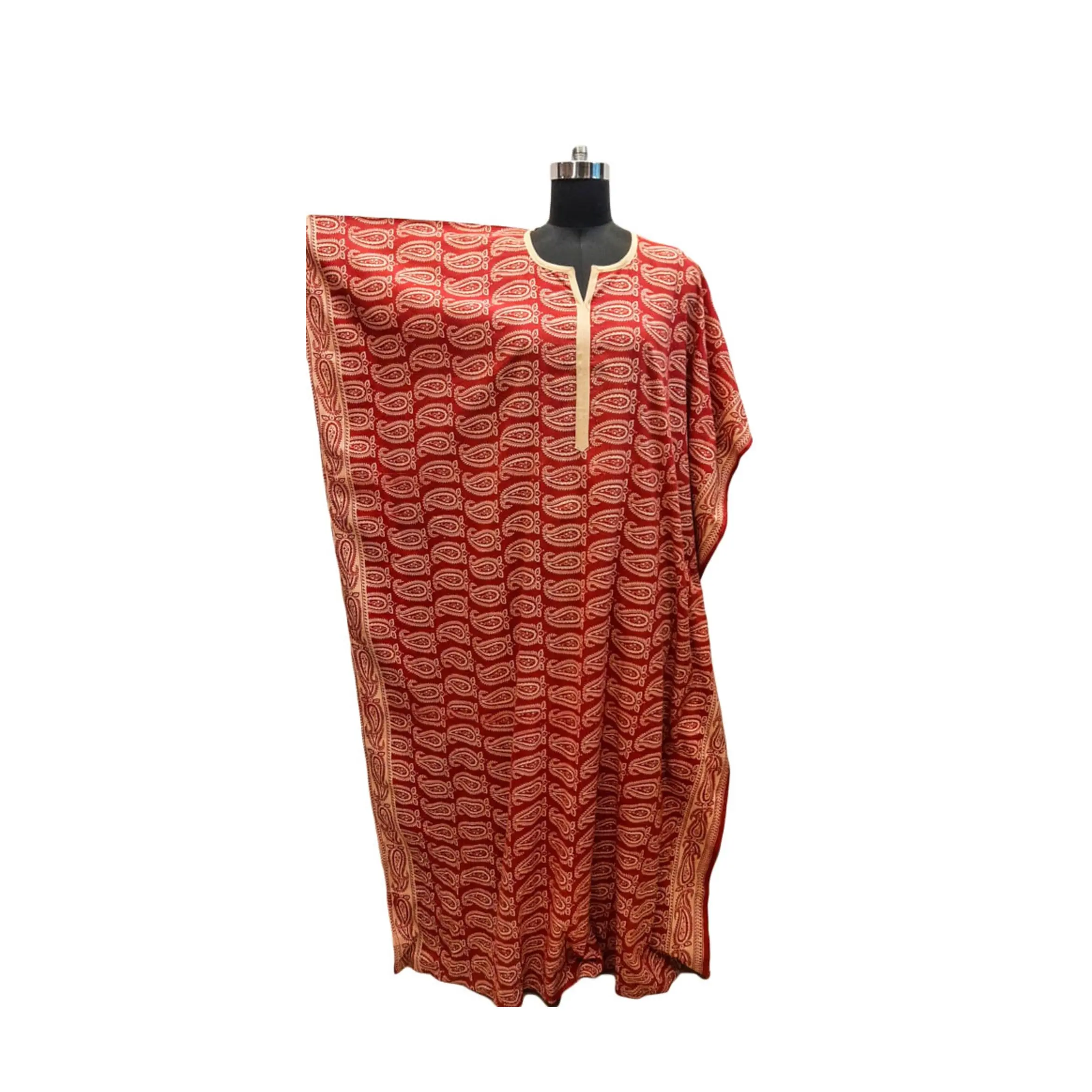 Premium Quality Hand Block Printed Cotton Long kaftan for Women Partywear Dress Available at Bulk price from India