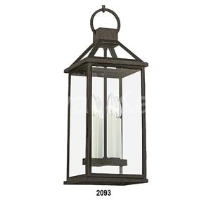 Wholesale Retro <b>Moroccan</b> Lantern Hexagon Shape Iron Sheet Blue Glass Tealight Lantern - Product Image 5