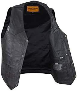 Chaleco de cuero sin mangas para hombre, talla grande, a la moda - Product Image 3