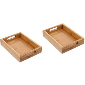 Wholesale High Quality Designer Wooden <b>Tray</b> <b>with</b> <b>Handle</b> Top Selling Eco-Friendly Serving <b>Tray</b> Customized Square Shape Packaging - Product Image 2