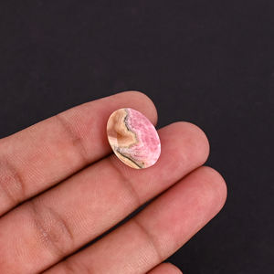 พลอยโรโดโครไซต์ตัดทรงรีแบบหลวมสำหรับทำเครื่องประดับ - Product Image 4