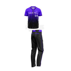 Equipo juvenil desgaste precio barato uniforme de béisbol superventas OEM servicio diseño uniforme de béisbol - Product Image 2