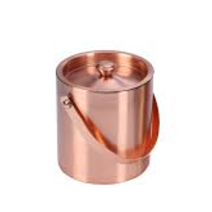 Cubo de hielo de vino y bebidas de Metal de cobre antiguo Europeo forma y tamaño personalizados superventas para fiestas de Bar empaquetado en cartón - Product Image 4