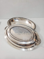 Dernier modèle de plat de service en acier inoxydable écologique, style classique, poli, support de mariage, vaisselle, logo personnalisé