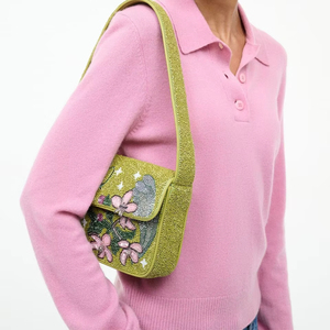 Sac Potli en soie fait main élégant avec poignée en perles, pochette de soirée pour mariage, cadeau de remerciement, pochettes à cordon, style féminin, fermetures - Product Image 1